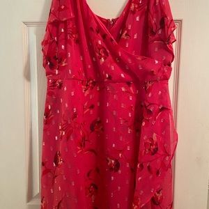 WHBM pink dress.  Never worn.  Size 14